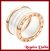 Anillo de Acero Bvlgar B-Zero White/Rosé