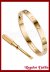 Pulsera A.Quirrgico LOVE GOLD CZ