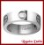 Anillo Acero Quirrgico PLAT CZ 6MM