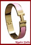 Pulsera A. Quirrgico PINK/GOLD 12MM
